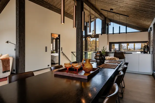 Kitchen and dining area